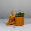 Vaso Homem Sentado Terracota - Imagem 2